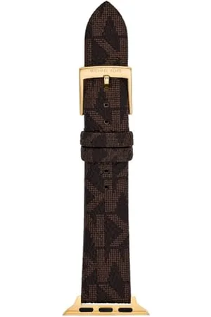 Michael Kors Damski pasek do zegarka Apple Watch 18 mm PVC, MKS8070E, , Jeden rozmiar, Casual