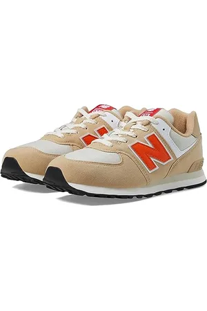 New Balance Unisex - dziecięce 574 V1 Heritage Brights sznurowane trampki, Kadzidło/mak, 20.5 EU