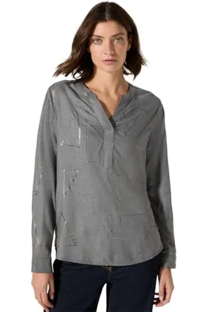 CECIL TOS Melange Foilprint Blouse, , L