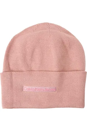 Calvin Klein Damska czapka INST Embro Beanie K60K612651, różowa (brzoskwiniowy bicz), jeden rozmiar, , Rozmiar uniwersalny
