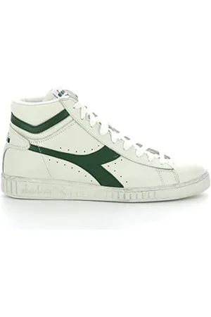 Diadora Męskie buty do gry L High Woaxed Hi-Top, C5262 biały niebieski morze kaspijskie, 44.5 EU