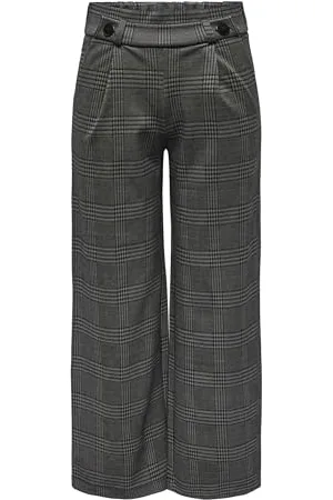 JDY GEGGO MIA Long Check Pant JRS NOOS, , S x 32L