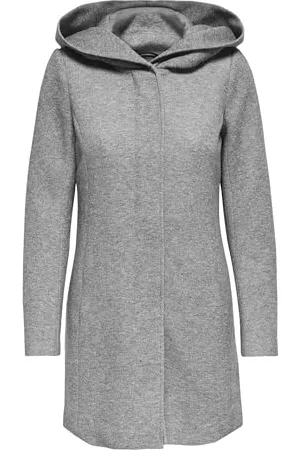 ONLY Kobiety Onlsedona Light Coat Otw Noos Płaszcz, , S