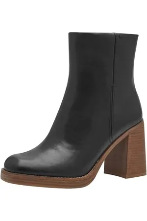Marco Tozzi Damskie botki Zip+Slip 2-25347-43 modne kozaki, Black Comb, 39 EU, , 39 EU
