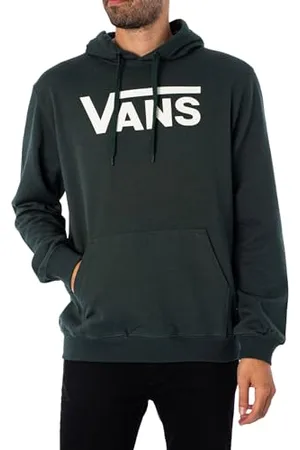 Vans Męska klasyczna bluza z kapturem, zielona, , M
