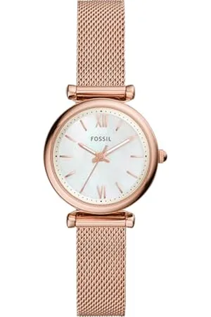 Fossil ES4433 Damski Zegarek Kwarcowy, Ø 29 mm, Różowe Złoto