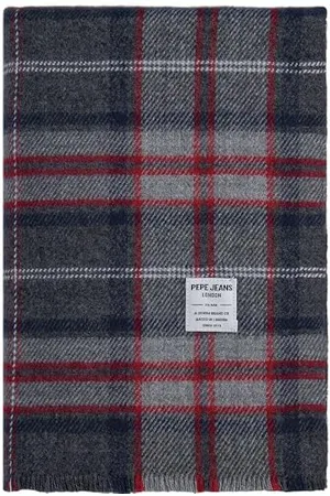 Pepe Jeans Szalik męski Wendel, szary, jeden rozmiar, , rozmiar uniwersalny