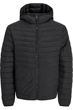 JACK & JONES Jack&Jones JJESTATE Packable Puffer Hood NOOS męska kurtka pikowana, czarna, L, , L