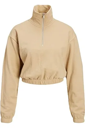 JACK & JONES Bluza damska JJXX JXALFA REG Every Short Half Zip, , S