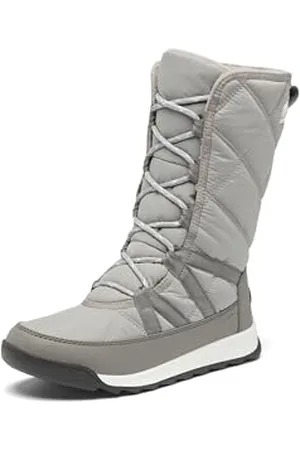 sorel Damskie buty Whitney 2 Plus wysokie koronkowe wodoodporne modne buty, chromowane szare/kamieniołomowe, 36 EU, , 37 EU