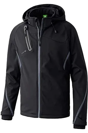 Erima Uniseks Softshell Kurtka, Czarny/Anthracite, XL