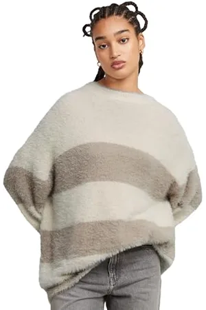 G-Star Fuzzy Stripe Loose Knit, , XL