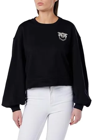 Pinko CERESOLE Bluza Logo Birds Haft + Szpilki, , XS