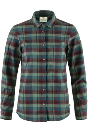 Fjällräven Fjallraven 86988-357-614 Singi Fjäll Shirt W Damska koszulka Port-Patina Green Rozmiar S, , S
