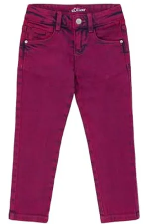 QS by s.Oliver Dziewczęce spodnie jeansowe, Kathy Slim Fit Lilac 134/REG, , 134 cm