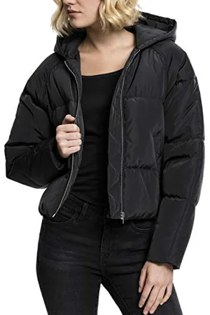 Urban classics Damska kurtka puchowa z kapturem, oversized, , L