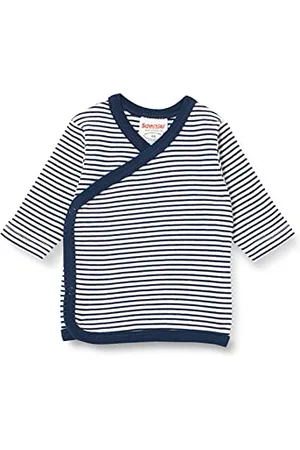 Playshoes Unisex dziecięca koszula skrzydłowa z długim rękawem w paski top niemowlęcy, , 44