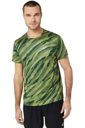 Asics 2011C646-301 Core all Over Print SS Top T-Shirt Mężczyźni Rozmiar S, , S