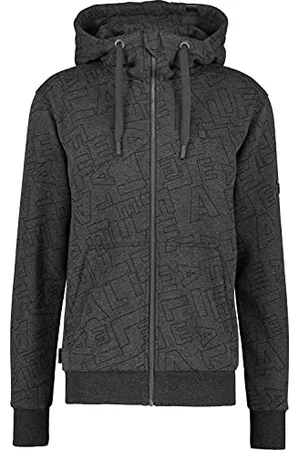 alife kickin ALIFE and Kickin TrasherAK B bluza męska, ciepła z zamkiem błyskawicznym, miękki materiał na zimne dni, idealna na jesień i zimę, , S
