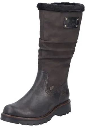 Rieker Damskie 73291 Półdługie kozaki, zielone, 41 EU, , 41 EU