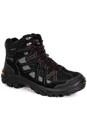 Regatta Burrell II męskie buty trekkingowe z wysokim stanem, Czarny, 47 EU