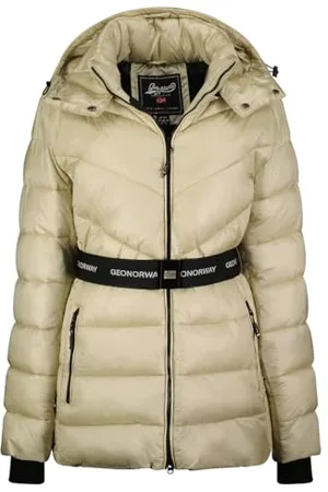 Geographical Norway Elenor Lady Damska kurtka wiatrówka outdoorowa - Damska kurtka przeciwdeszczowa z długim rękawem - Płaszcz przeciwdeszczowy na wędrówki, wiosna, lato, jesień, zima ( XL)