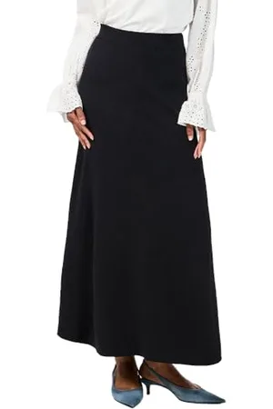 Y.A.S FONNY HW ANKLE KNIT SKIRT S. NOOS, , XXL