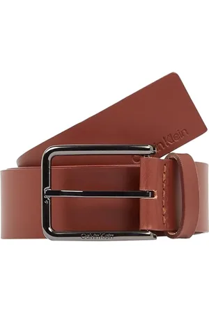 Calvin Klein Męski ciepły pasek stały 35 mm, ciemny brąz, 115, , 115
