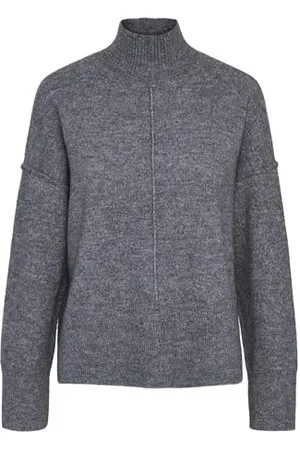 Y.A.S Balis Ls High Neck Knit S. Noos, , XS
