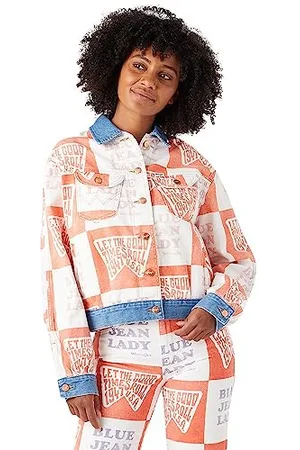 Wrangler Damska kurtka Western Denim, , L