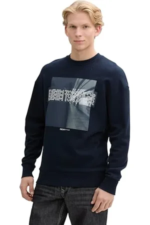 TOM TAILOR Bluza męska, , S