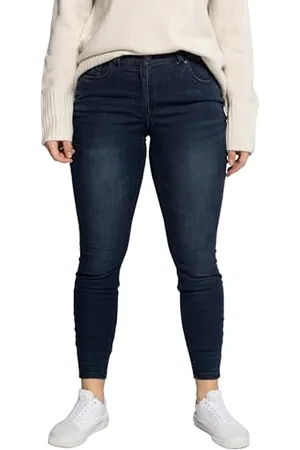 STUDIO UNTOLD Damskie dżinsy Skinny, Dark Blue, niebieski (Dark Denim 93), 42
