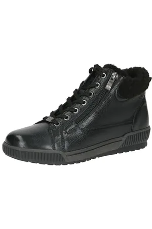 Caprice Damskie ciepłe buty 9-26207-43, modne kozaki, Black Nappa, 40,5 EU, , 40.5 EU