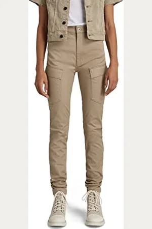 G-Star RAW Damskie spodnie Kafey Cargo Ultra High Skinny, , 28W / 32L