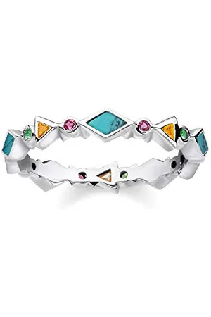 Thomas Sabo Pierścionek Kolorowe kamienie Srebro próby 925 TR2229-984-7-54