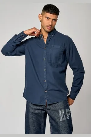 Kaporal 5 Koszula męska, regularny krój, długi rękaw, kołnierz koszula, model komek, kolor , rozmiar XL, , XL
