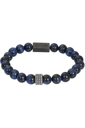 Ixxxi Men Perlenarmband David mattes Silber | M