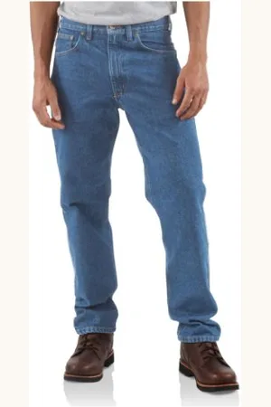 Carhartt Odwiedź Store męskie dżinsy ze zwężanymi nogawkami z pięcioma kieszeniami, , 54W / 32L