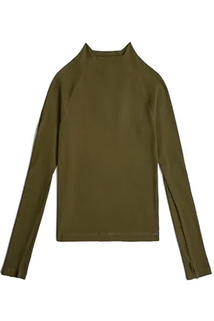 G-Star RAW Slim Rib Mock t Long Sleeve, , XL