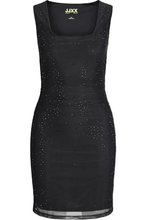 JACK & JONES JXKIA SAGA SL Shine REV Mini Dress WVN, , XS