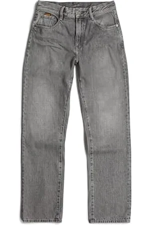 G-Star RAW Viktoria High Straight Jeans, szare (Faded Grey Foothills D23959-d490-g853), 32 W x 30 l, damskie, , 32W / 30L
