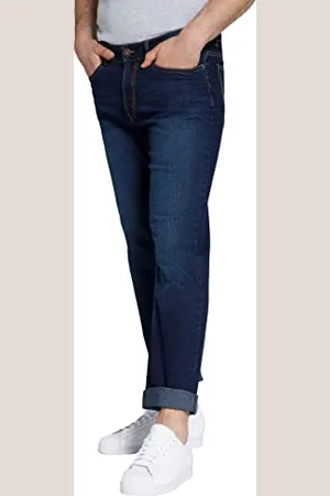 STHUGE Jeansy, brzuch Fit, Regular Fit, 5 kieszeni, do rozm. 72 797551, , 34W / 32L