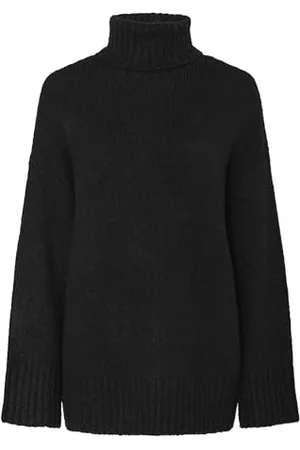 Pieces® Damski sweter Pcnancy Ls Loose Roll Neck Knit Noos Bc, , M