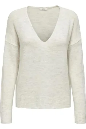 JDY JACQUELINE de YONG Damski sweter z dzianiny z dekoltem w serek, , XS