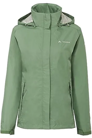 Vaude Damska lekka kurtka Escape Deszcz, Willow Green, Rozmiar 38, , 36