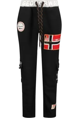 Geographical Norway Mycargo Lady Mycargo Damskie Spodnie Jogging - Spodnie Treningowe Sportowe Fitness Bieganie - Joga Damskie Kieszenie Bawełniane - Kobiety Wiosna Zima ( L), , L