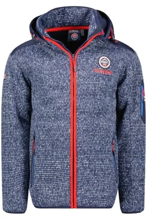 Geographical Norway Uland Męski gruby polar ciepły zamek błyskawiczny - Kurtka Zimowe ciepłe męskie bluzy miękkie - Bluza z podszewką z długim rękawem - idealna na jesień i zimę ( S)