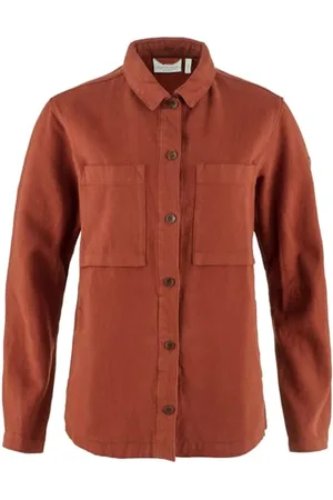 Fjällräven Fjallraven 86986-215 Singi Flanelowa Overshirt W T-shirt damski jesienny liść rozmiar XL, , XL