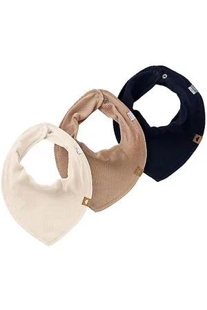 NAME IT Chusta trójkątna dla niemowląt, 3 sztuki w opakowaniu NBNYVETTI 3P SCARF BIB, , jeden rozmiar