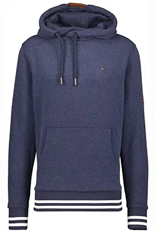 alife kickin Alife and Kickin JohnsonAK C bluza męska z kapturem, bluza z kapturem, sweter S-XXXL, morska melanż, S